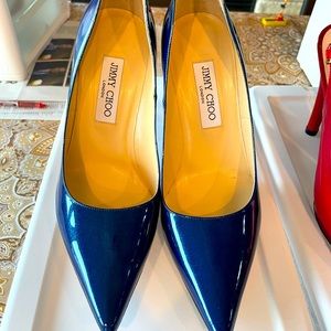 Jimmy Choo Esme patent leather heels